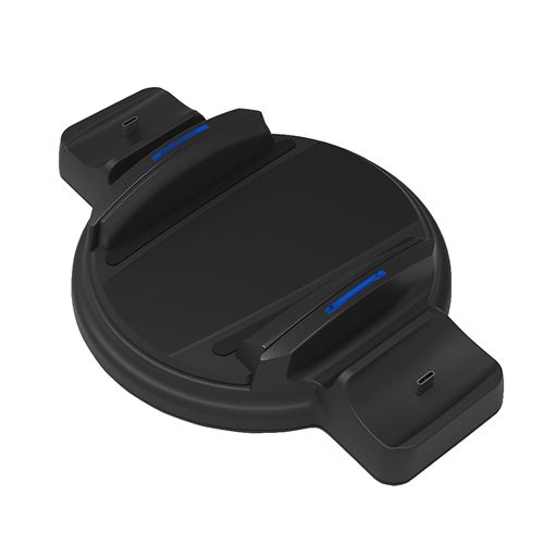 Support Avec Ligne De Données Pour Manette De Jeu Sans Fil Ps5 Double Chargeur Noir MK11