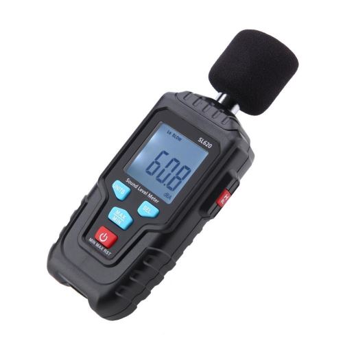 Sonomètre niveau sonore SL620 Enregistreur LCD de niveau sonore 30-135dB Mesure du bruit