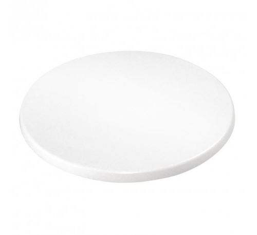Plateau de table rond blanc bolero 800mm