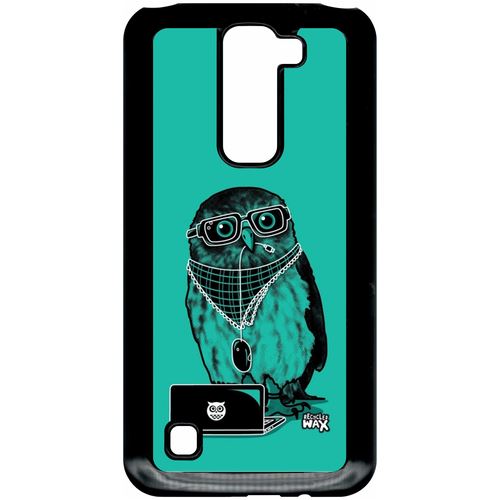 Coque Lg K7 Modele X220 Hiboux Geek Fond Vert