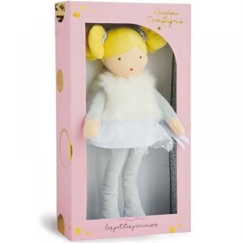 Poupée demoiselle précieuse perline 30 cm - doudou et compagnie