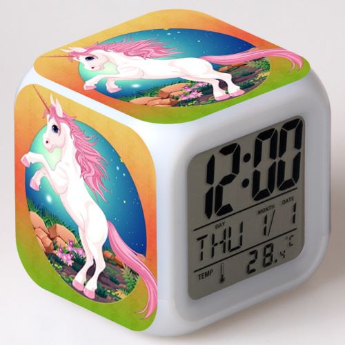 Stack Multicolore Réveil Enfant Led Multifonctionnel Coloré - Licorne #11