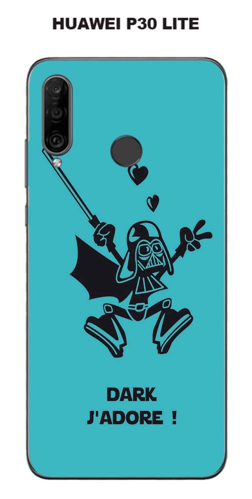 Coque Huawei P30 Lite design dark