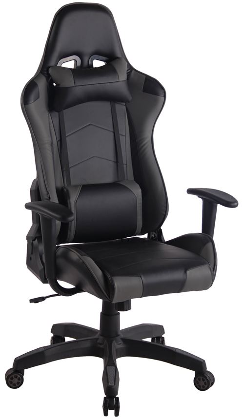Fauteuil de bureau Miracle V2 Similicuir , Noir / Gris