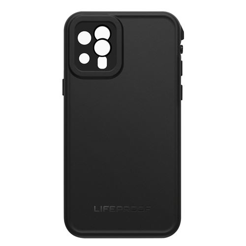 LifeProof Fre - Étui de protection étanche pour téléphone portable - 60 % de plastique recyclé - noir - pour Apple iPhone 12 Pro