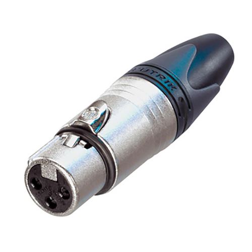 Fiche connecteur XLR 3 broches Femelle - Neutrik NC3FXX