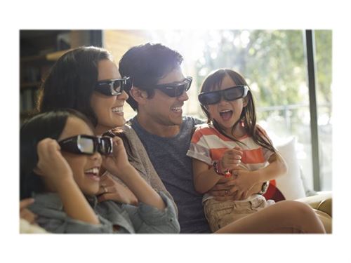 ② Lunettes 3D Sony TDG-BR250B pour TV (2 lunettes avec housse) —  Télévisions vintages — 2ememain