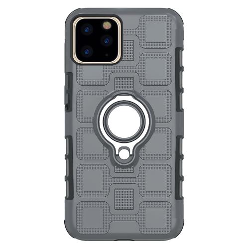 Coque antichoc avec support de bague pour Apple iPhone 11 6.1 - Gris