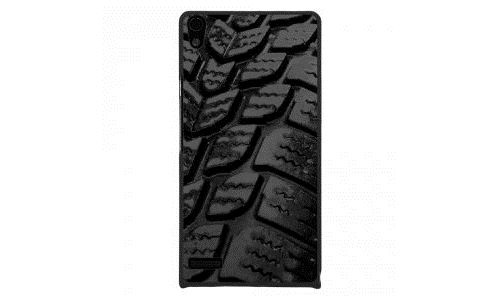 Coque rigide pour Huawei Ascend P6 avec impression Motifs pneu