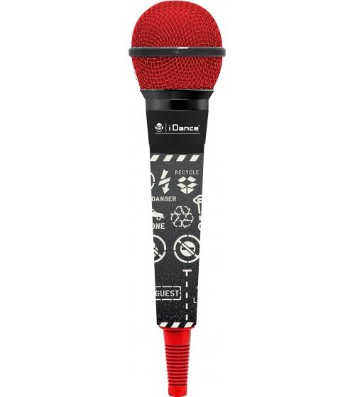iDance Couleur Microphone CLM3 rouge