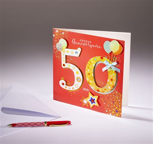 Carte double Coll'Âge- 50 ans