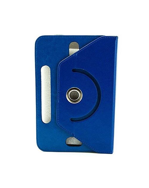 Housse universelle pour tablette en cuir rotative ref. 186797 6in bleu