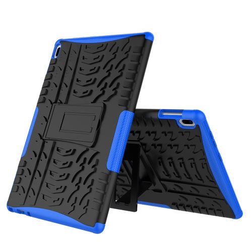 Étui de protection antichoc avec support pour Lenovo Tab4 10 - Bleu
