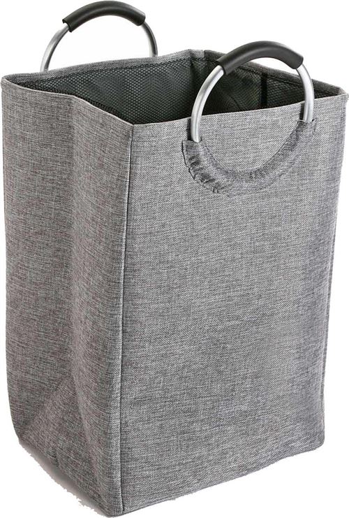 Versa - Panier à linge avec filet intégré 55 cm Gris
