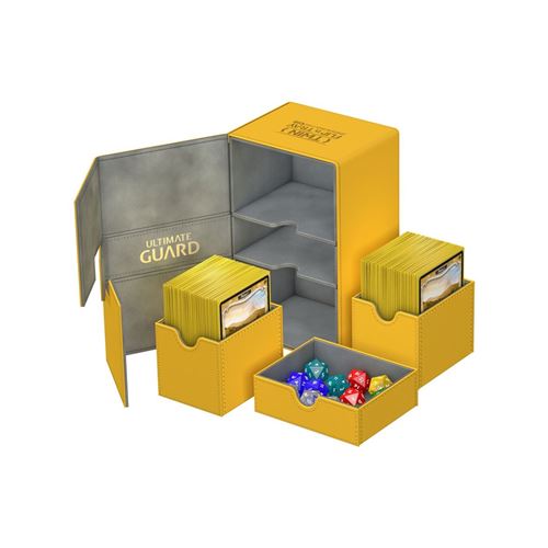 Ultimate Guard Twin FlipnTray 160+ XenoSkin Amber