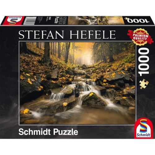 SCHMIDT SPIELE Stefan Hefele Puzzle Adulte Ruisseau Féerique- 1000 Pieces