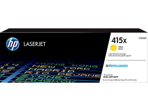 hp hp 415x yellow laserjet toner cartridge noir