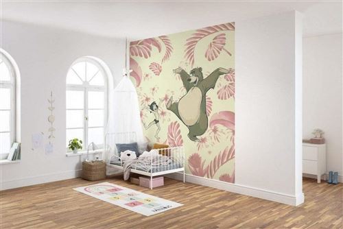 Papier Peint - Dance the Jungle 250x280cm - Intissé,