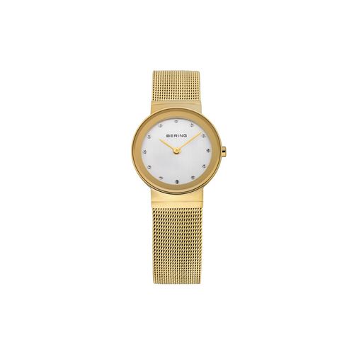 Montre Bering Femme "Classic" Quartz - Bo&icirc;tier or brillant - 10126-334