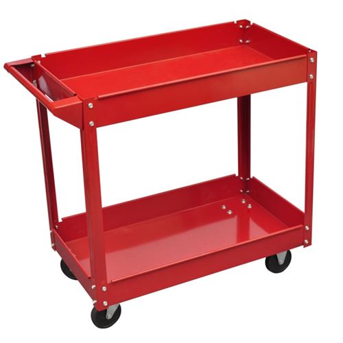 Vidaxl Rouge Chariot À Outils D Atelier 100 Kg - Image 1