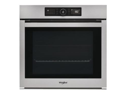 Whirlpool Absolute Akz9 6290 IX - Four - Encastrable - Niche - Largeur : 56 Cm - Profondeur : 55 Cm - Hauteur : 58.3 Cm - Avec Système Auto-Nettoyant - Classe A+ - Acier Inoxydable