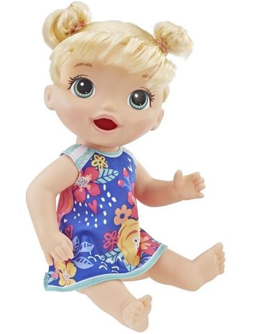 Hasbro baby doll Baby AliveSuper Snacks 33 cm bleu foncé