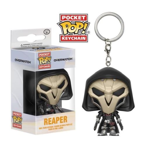 Porte-clé funko pocket pop! overwatch reaper 14311