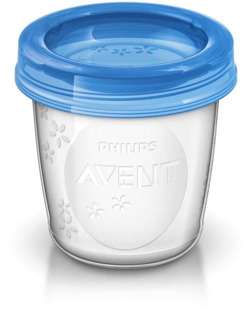 Avent 10 Pot de Conservation du Lait Maternel 180ml