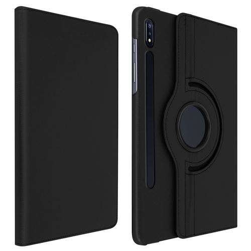 Avizar Étui pour Samsung Galaxy Tab S7 11.0 et Tab S8 Fonction Support Rotatif 360° Noir