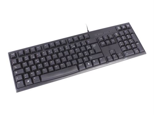 Uniformatic - Toetsenbord - USB - AZERTY - zwart
