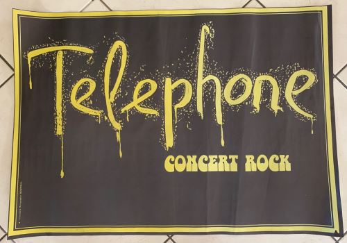 TELEPHONE - 1978 - 45x60cm - AFFICHE / POSTER envoi roulé