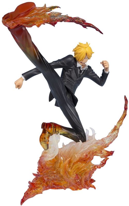 Bandai Figuarts Zero One Piece Sanji - Devil'S Wind Leg First Class Minced Meat - (Diable Jambu Premiere Assi) Approx. 160Mm Abs&Pvc Painted Finished Figure