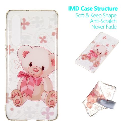 Coque en TPU impression de motifs poupée ours mignonne pour votre Huawei P30