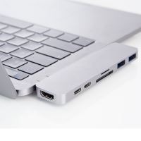 HYPER HYPERDRIVE DUO HUB USB-C MACBOOK PRO - SILVER