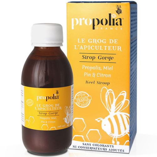 Sirop gorge Propolis, Miel et Pin PROPOLIA