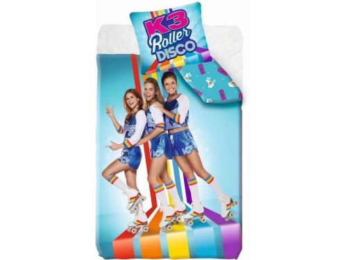 Studio 100 housse de couette K3 Roller disco girls 140 x 200 cm