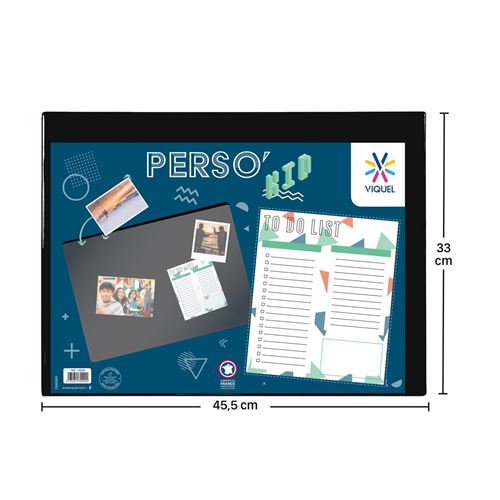 Sous Main Bureau Personnalisable Pour Enfant Protection Bureau Viquel Bleu Sous Main Achat Prix Fnac