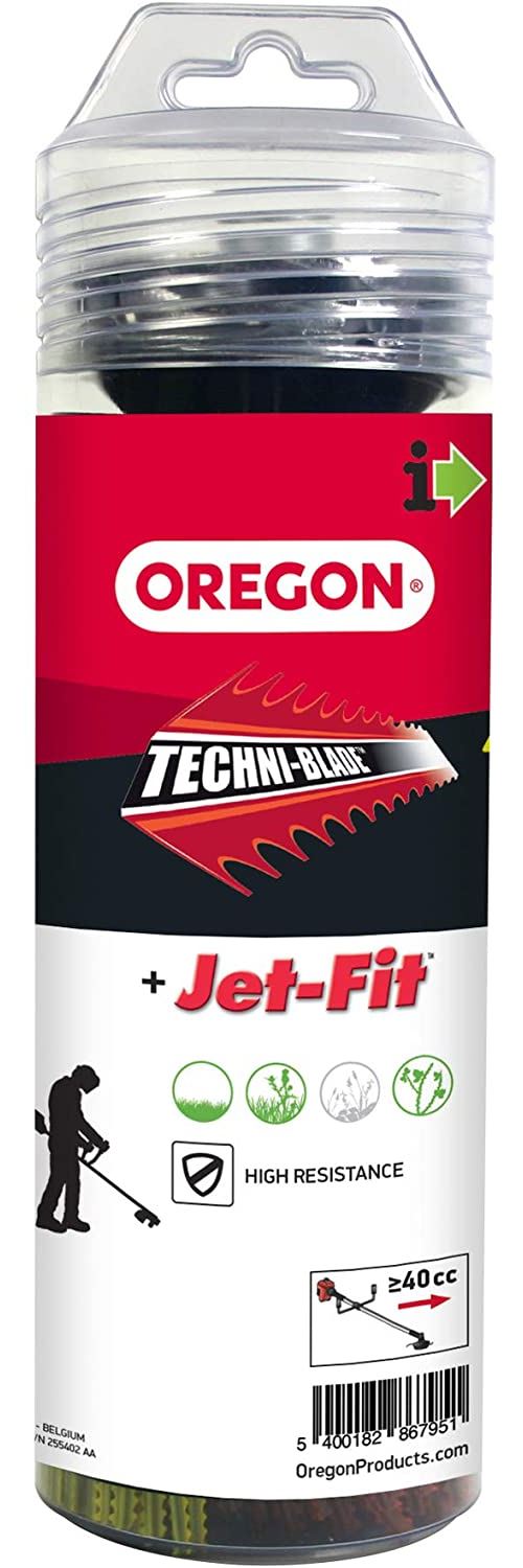Oregon 525242 Tête de coupe Jet-Fit et recharge de fil de coupe Techni-Blade