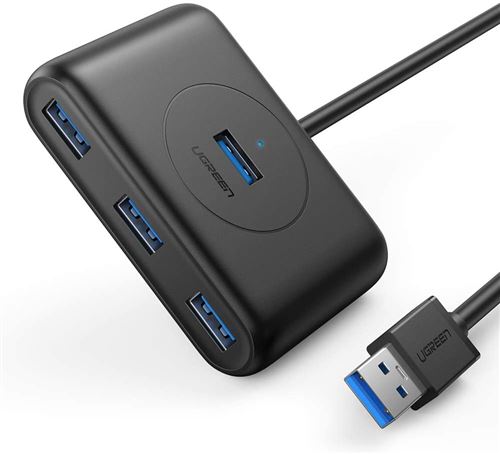 Adaptateur UGREEN 4 ports Hub USB 3.0 5Gbps, Compatible avec Macbook PS5 PS4 Xbox One 360