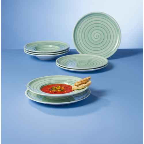 Villeroy & Boch - Artesano Nature Vert ensemble pour le dîner, 8 pièces