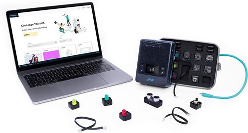 pi-top [4]: ordinateur avec Raspberry Pi 4 - Apprenez la science, la technologie et le codage pour enfants, compatible LEGO