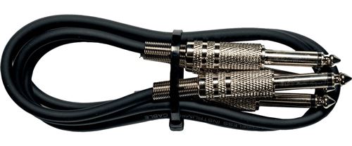 Yellow Cable Cordon Patch Jack Jack 50 CM - Lot de 2