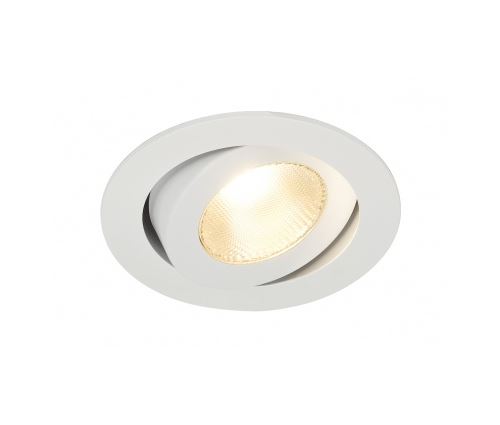 Contone encastré rond, blanc, led 16w variable 2000-3000k, lames resso
