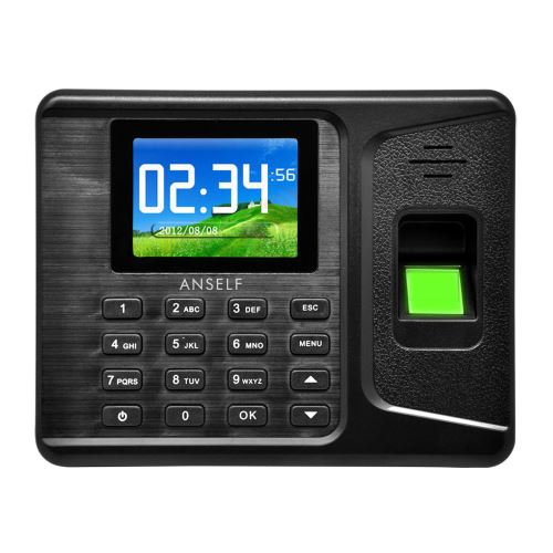 Machine à frequentation biométrique d'empreintes digitales Realand 2.8 TFT LCD écran DC 5V/1 a employé enregistreur chronométrique Check-in lecteur A-E260