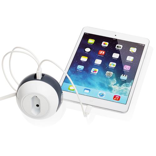 Multiprise Secteur Design 1 Sortie 6A 230 Volts + 1 Sortie USB 2.1 A Grise