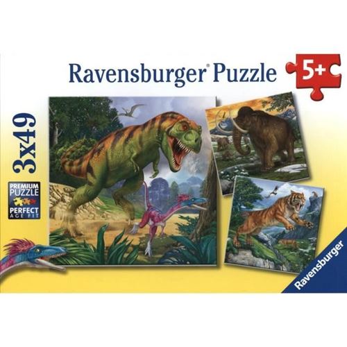 Ravensburger Les Maîtres De La Préhistoire - Puzzle [3X 49 Pièces]