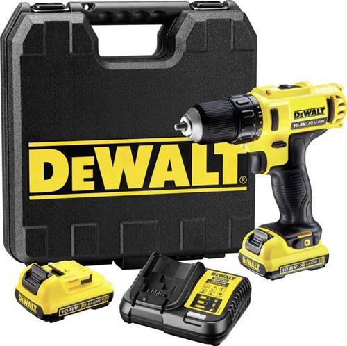 Perceuse-Visseuse 10,8V + 2 Batterie 2Ah + Chargeur + Coffret - Dewalt - Dcd710D2