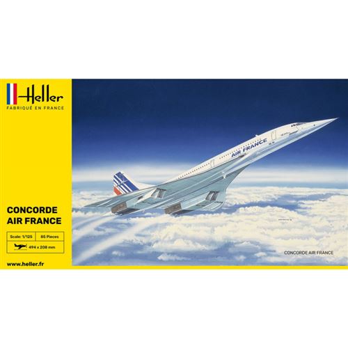 Maquette d'avion : Concorde AirFrance - Jeux et jouets Heller - Avenue des  Jeux