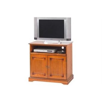Meuble Tv Plateau Pivotant 2 Portes Louis Philippe Achat Prix