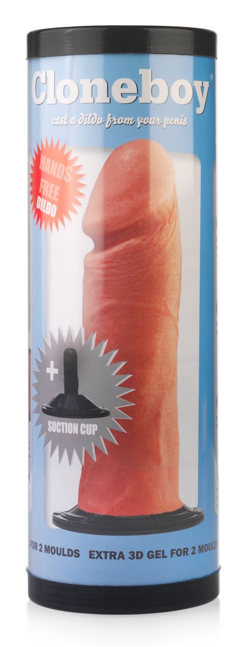 CLONEBOY - Gode Réplique de Pénis à Fabriquer, Sextoy avec Ventouse Adaptable, Silicone Hypoallergénique, Couleur